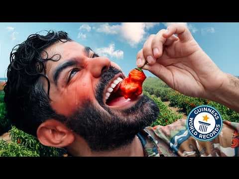 I Tried the World’s Hottest Pepper 🌶️ (I Couldn’t Breathe)