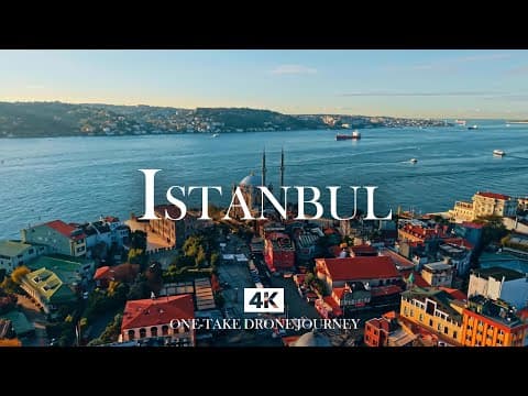 ISTANBUL in 4K – Anatolian Soul with Piano, Oud & Kanun Over the Bosphorus Coast