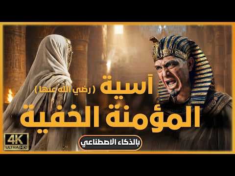 آسية : زوجة الفرعون، المؤمنة الخفية - تصوير الذكاء الاصطناعي | أمهات الجنة - الحلقة 5
