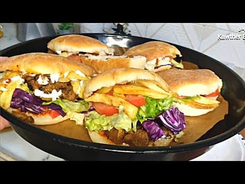 مرقة سمك 🐟 سندويتش شاورما 🥙 قناتي مليونية بحبكم لها 😍