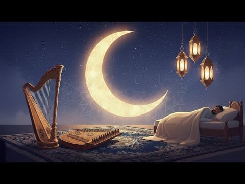 أغنية تهويدة إسلامية هادئة بألحان القانون والقيثارة للراحة العميقة والسلام الروحي
