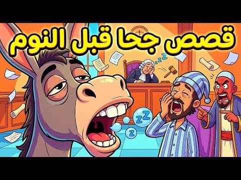 استمع  20 لقصص جحا الممتعة والمضحكة قبل النوم 🎧 حلقة القاضي ينام في قاعة القضاء