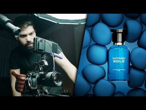 التحدي: إنتاج إعلان عطور احترافي بميزانية بسيطة