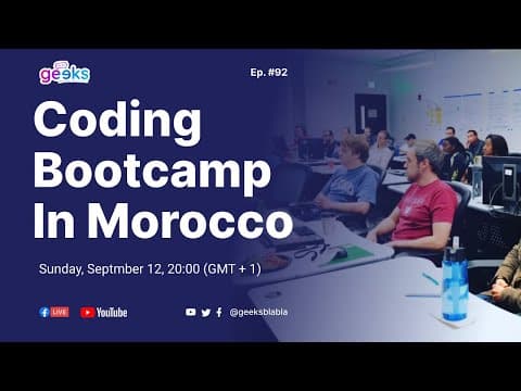#92 -  Coding Bootcamp in Morocco